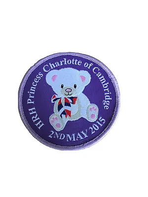 HRH Princess Charlotte Of Cambridge 2015 Cloth Badge. Fun/Camp Blanket Badge. • £1.20