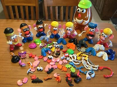 Large  Lot Of Mr Potato Head  7 Heads & Accessories • $45