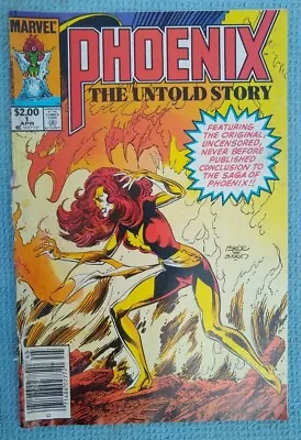 Vintage Marvel Comics Phoenix The Untold Story No. 1 April 1984 Comic Book  • £5.63