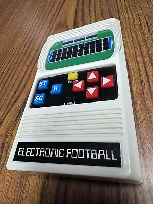 Electronic Football Handheld 1-2 Player Retro Mattel Game W/ Sound Tested WORKS  • $19.90