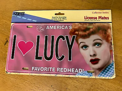 I Love Lucy 12  Decorative License Plate ~ America's Favorite Redhead NEW • $7.85