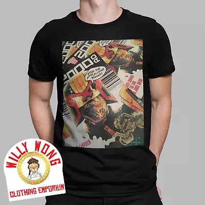 Judge Dredd T-shirt Cartoon Comic Movie Retro Classic Vintage 2000 Ad Gamer Gift • $14.35