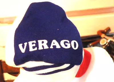 Beautiful '80 Vintage BIM SPORTS Winter Cycling Cap EmbroiderVERAGO Cycling Team • $44