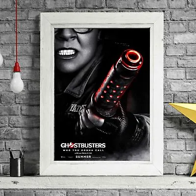 GHOSTBUSTERS 2016 - Movie Poster Picture Print Sizes A5 To A0 **FREE DELIVERY** • $17.95