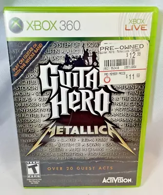 Guitar Hero: Metallica (Microsoft Xbox 360 2009) Complete - CIB - Manual • $39.99