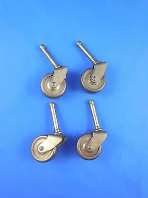 4 Vintage Metal Furniture Casters • $5