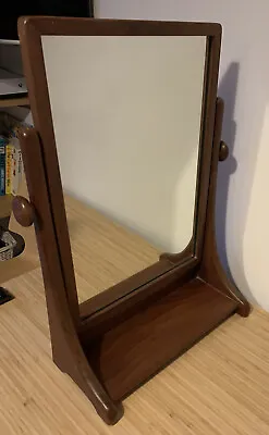 Retro Teak Dressing Table Mirror - Free Standing - Vintage - Danish Quality • £85