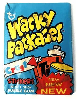1974 Wacky Packages Unopened Wax Pack 6th Series 0-462-21-02-3 • $25