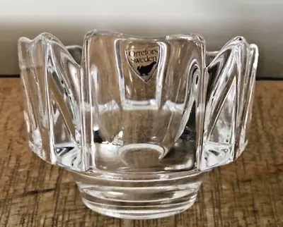 Orrefors  Corona Crystal Glass Bowl Vintage • $35