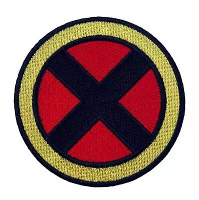 X-Men Patch (3 Inch) Iron-on Badge Super Hero XMEN Logo Movie Costume Patches • £4.74
