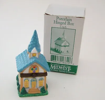 Church PHB Porcelain Hinged Box By Midwest Of Cannon Falls • $7.98