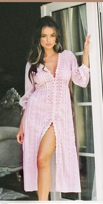 $120 • Buy Arnhem Poeme Midi Dress | Pink | Size 8
