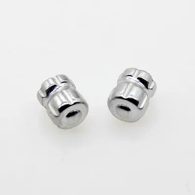 2pcs Tire Air Valve Stem Pressure Dust Cap Cover Universal For Motorcycle Silver • $1.99