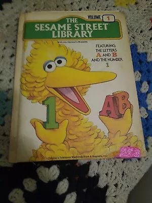 The Sesame Street Library Vol. 1 1978 One Book Only Vintage • $0.79