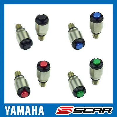 Fork Air Bleeder Bleed Valves 125 250 400 426 450 Yamaha Yz Yzf Wr Wrf Wrx Scar • £22.79