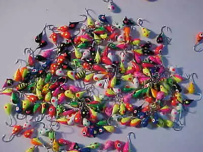 19 NEW TUNGSTEN ASSORTMENT PANFISHING JIGS CRAPPIE ICE FISHING SIZE 12 For Rod * • $21.95