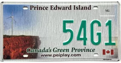 *99 CENT SALE*  2008 Prince Edward Island PEI GOVERNMENT License Plate #54G1  NR • $0.99