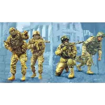 1/35 4pcs Resin Model Kit Modern Russian Soldiers Special Forces Unpainted • $27