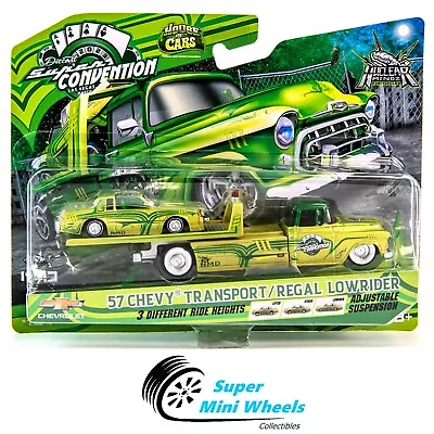 Maisto 1:64 Elite Transport 1957 Chevy Flatbed With Buick Regal (Green) Supercon • $33.99