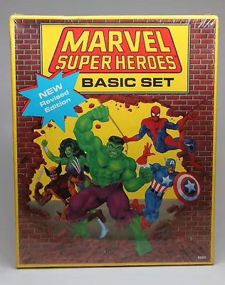 TSR Marvel Super Heroes Roleplaying Game Basic Set Rev. 1991 RPG 6900- In Shrink • $199.99