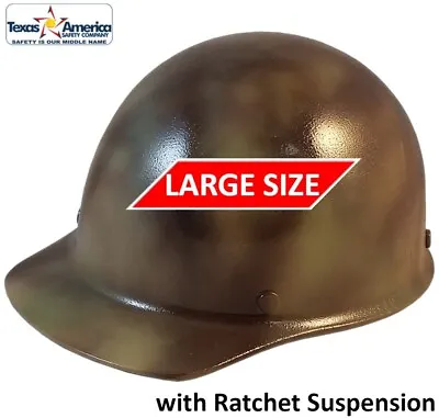 MSA Skullgard Large Cap Style With Ratchet Suspension - Textured Camo • $138