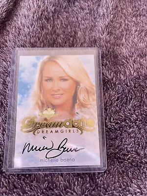 Michelle Baena Benchwarmer Dream Girls Dream Date Auto Autograph Gold Foil • $4.50