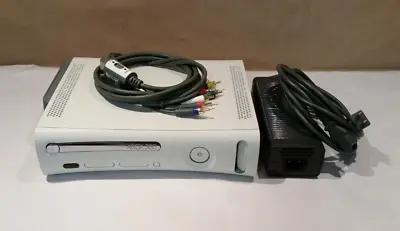 Xbox 360 60-GB Console Only White With PS & Component HD High Definition AV • $68