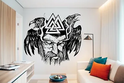 Viking Scandinavian Norman Warrior Varangian Wall Vinyl Sticker Decal TK928 • $47.99