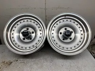 2 ULTRA 15x7 BRUSHED ALUMINUM ALLOY WHEELS 5 ON 4.75 BOLT PATTERN • $245