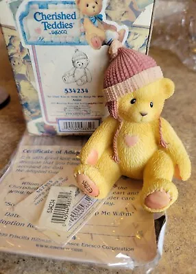 Anne So Glad You Are Here To Keep Me Warm 1999 Cherished Teddy 534234 • $8