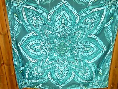 Z25 ~ Teal Blue Mandala Wall Tapestry ~ 60  X 50  ~ New • $12.99