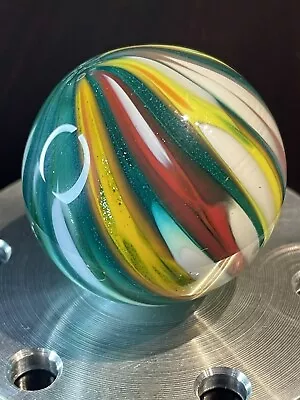 Steve Davis Art Glass Marble 07' With Aventurine. No Rsv. • $19.99