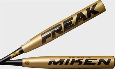 2021 Miken Freak 23  Limited Edittion  Gold Maxload Usa Bat 12  Barrel 26 27 Oz • $169.99