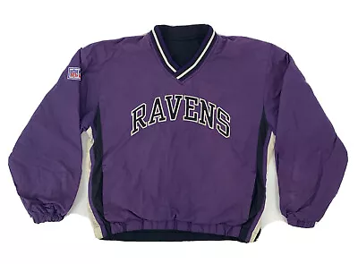 Pro Line Starter Jacket Children's Pullover Reversible Purple L Baltimore Ravens • $79.99