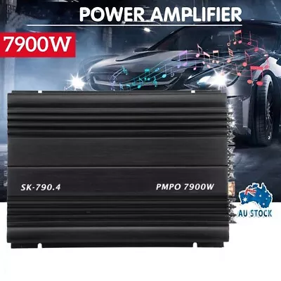 4-channel 12V Car Amplifier 7900W Sound Subwoofer Professional Audio Amplifier • $65.99