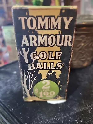 Vintage Tommy Armour Golf Balls 2 Pack In Box Mesh Colored • $52.03