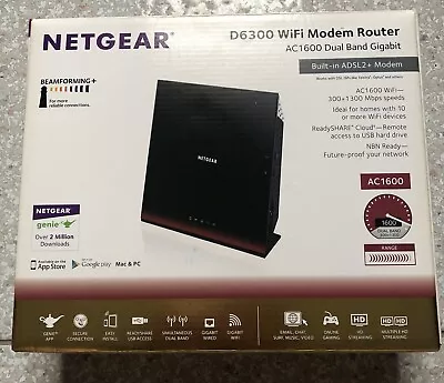 NETGEAR 6300 WIFi Modem Router • $50