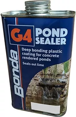 G4 Pond Paint Sealer Concrete Seal Waterproof Paint Sealant Garden Koi Fish Bond • £18.94