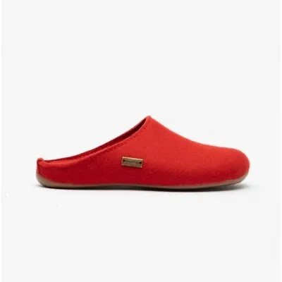 Haflinger FUNDUS Ladies Wool Slippers Red • £54.17