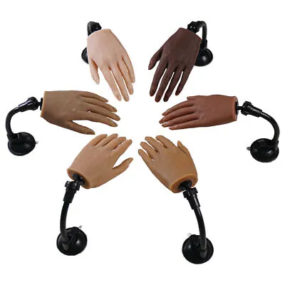 KnowU Silicone Hand Model With Table Clip Nail Practice Hand Realistic Display • $39.48