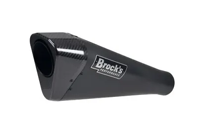 Brock's Penta-Carbon Full Exhaust System 15  Muffler Black GSX-R1000 07-08 • $1880.05