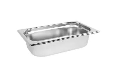 5 X Gastronorm 1/4 X 45mm Stainless Steel Containers Bain Marie Food Pan • £25