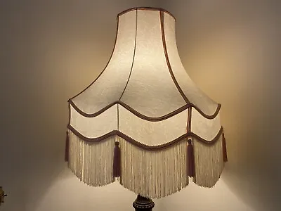 Large Quality Standard   Lamp Shade / Damask Paterned . • £50