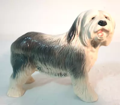 Vintage Ceramic Old English Sheep Dog 'Coopercraft' Figurine From The 1970s. • £25