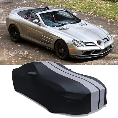 For Mercedes Benz SLR McLaren Stretch Satin Car Cover Indoor Dust Proof W/ Bag • $157.70