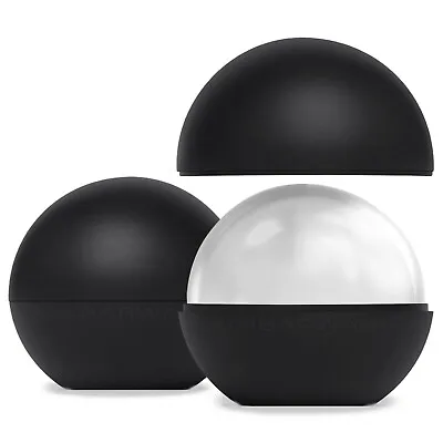 Set Of 2 XL Sphere Round Ice Ball Maker - Large Silicone Whiskey Ice Ball Mould • £8.95