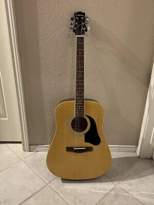 $65 • Buy Silvertone Pro Series 6 String Acoustic Guitar With New Strings