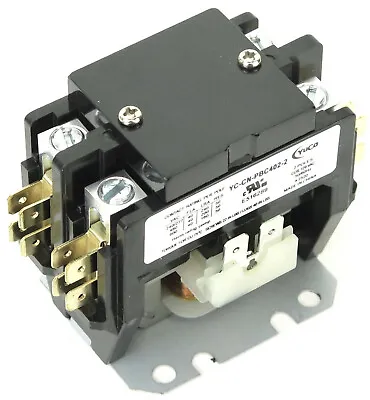 Air Conditioning Dp Definite Purpose Contactor Fla 40 Res-50-amp 2p 120v Coil • $21.99