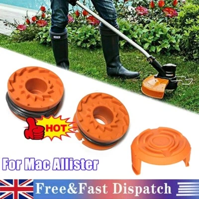 £7.98 • Buy Spool & Line & Spool Cover Cap For Mac Allister MGTP 18Li Grass Trimmer/Strimmer