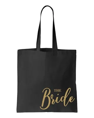 £4.95 • Buy Personalised Wedding Role Favour Tote Bag Cotton Printed Gift Hen Do Party Bride
